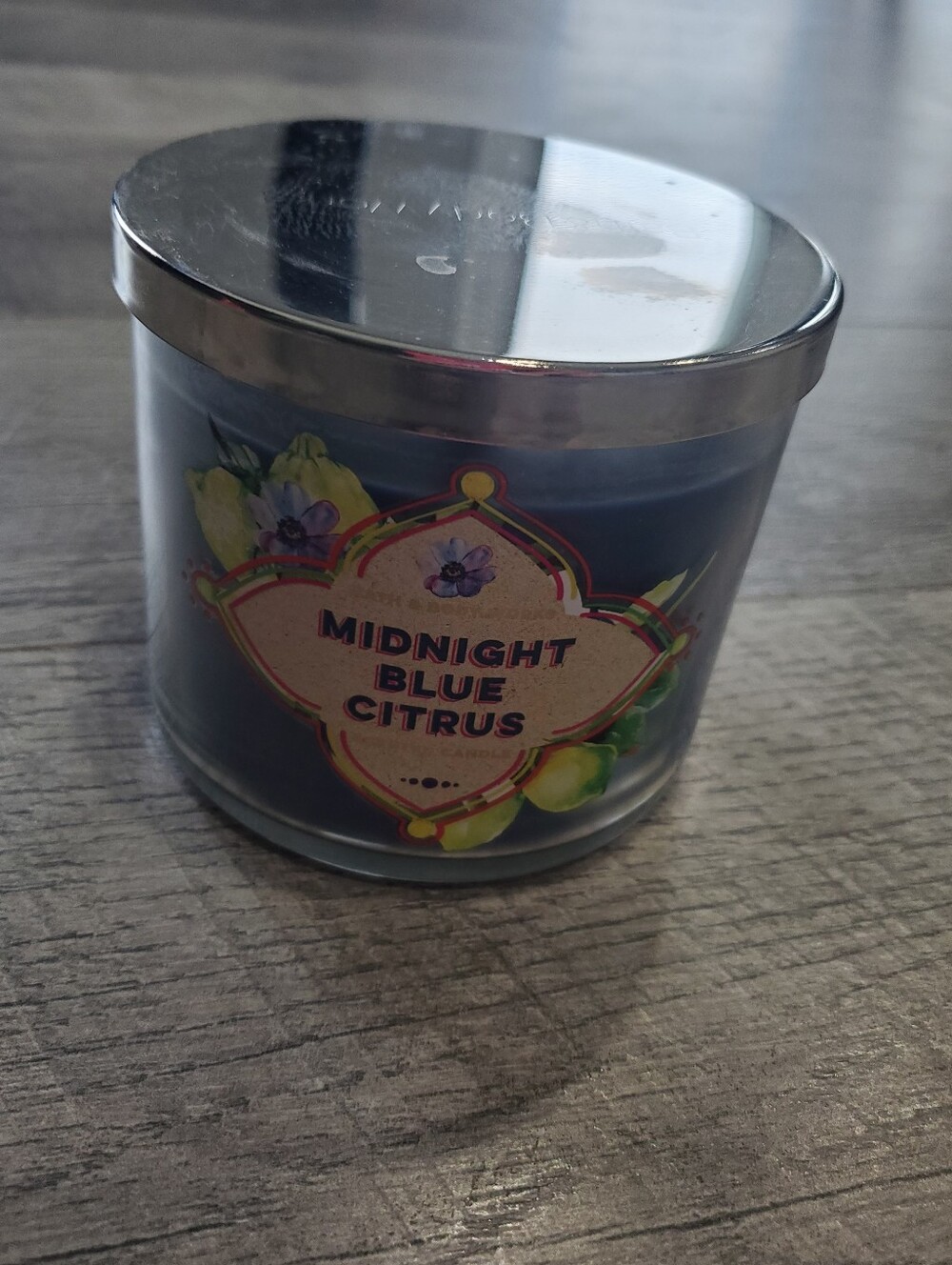 Bath And Body Works Midnight Blue Citrus Candle